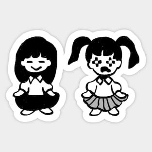 monoe and monoko sister sprite redraw yume nikki Sticker